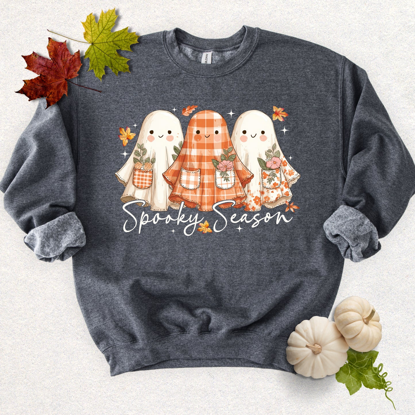 Spooky Season, Cute Ghost Sweatshirt