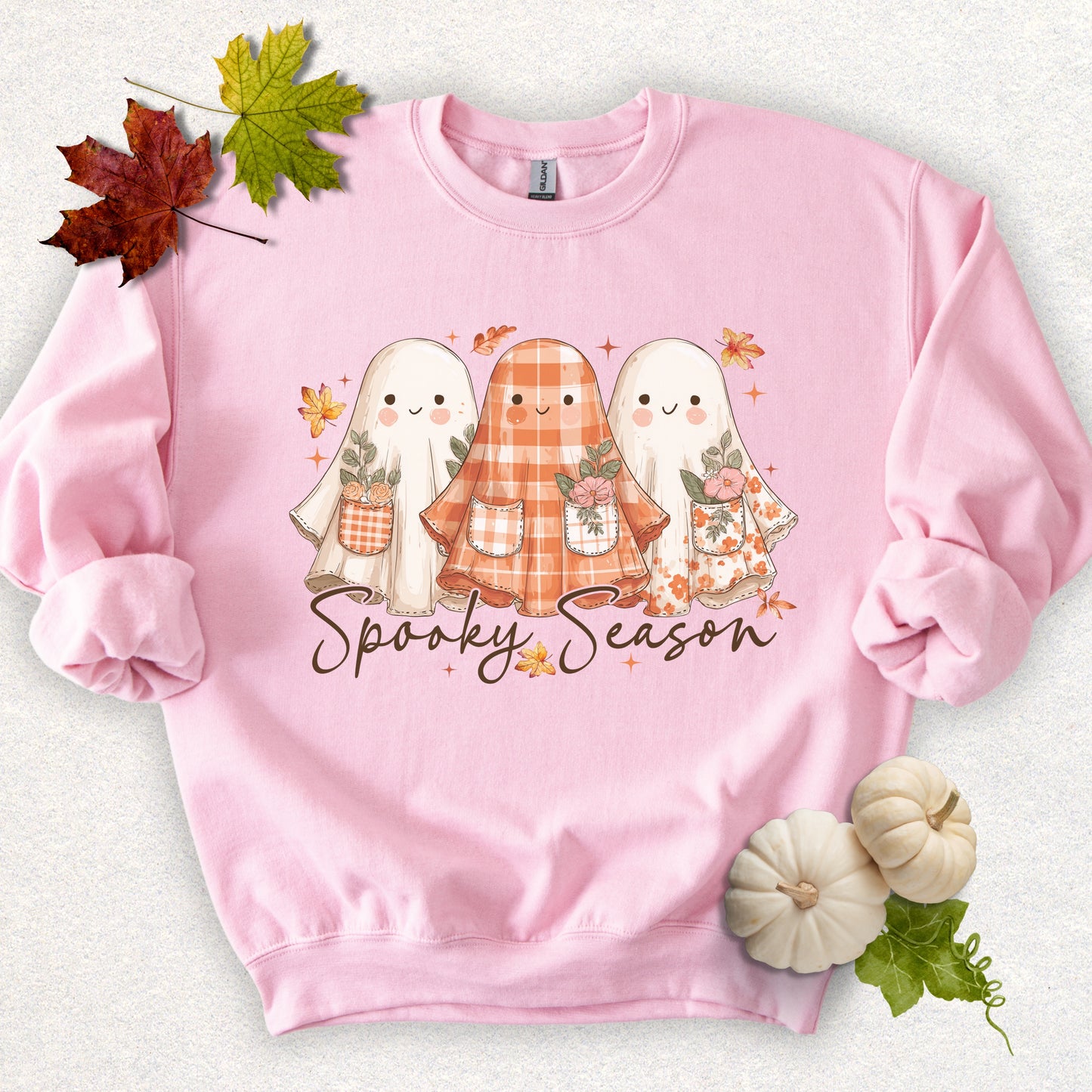 Spooky Season, Cute Ghost Sweatshirt