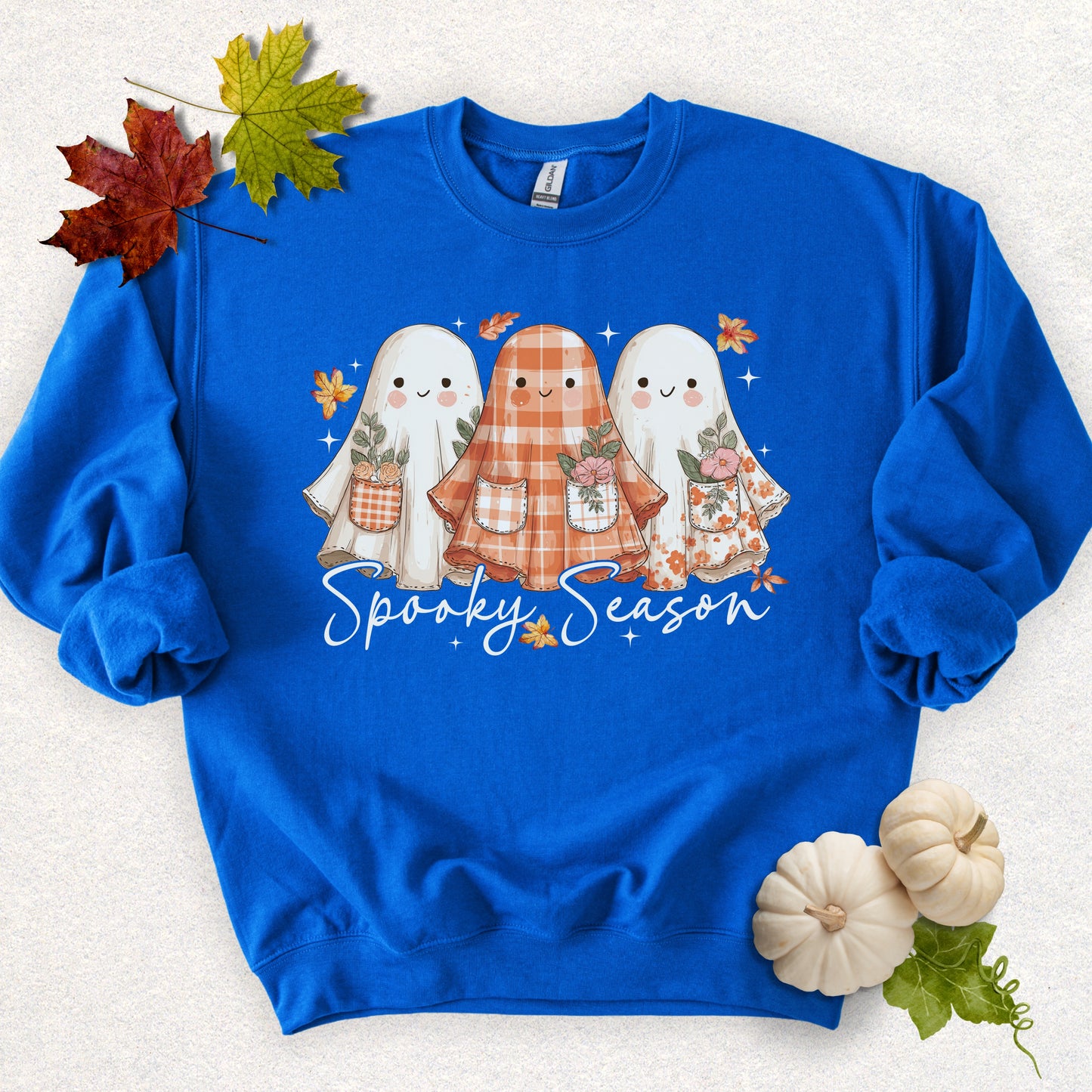 Spooky Season, Cute Ghost Sweatshirt
