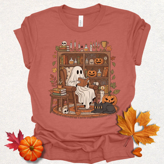 Ghostly Book Nook Tee
