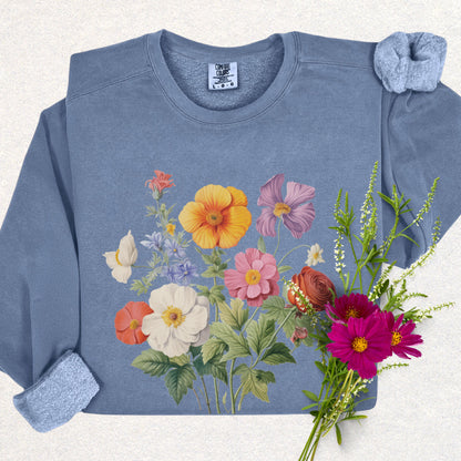 Spring Bloom Lightweight Sweatshirt (Comfort Colors)