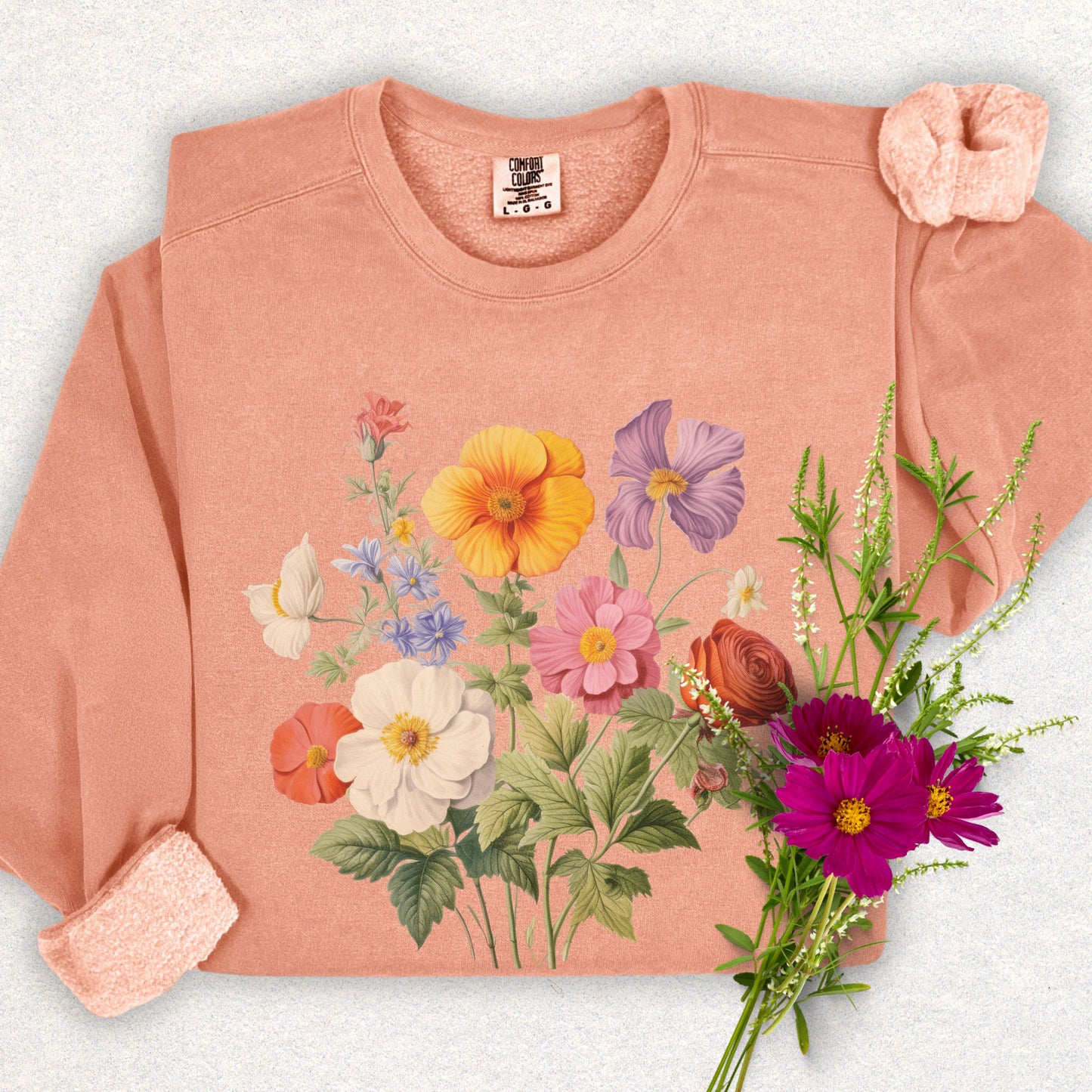 Spring Bloom Lightweight Sweatshirt (Comfort Colors)