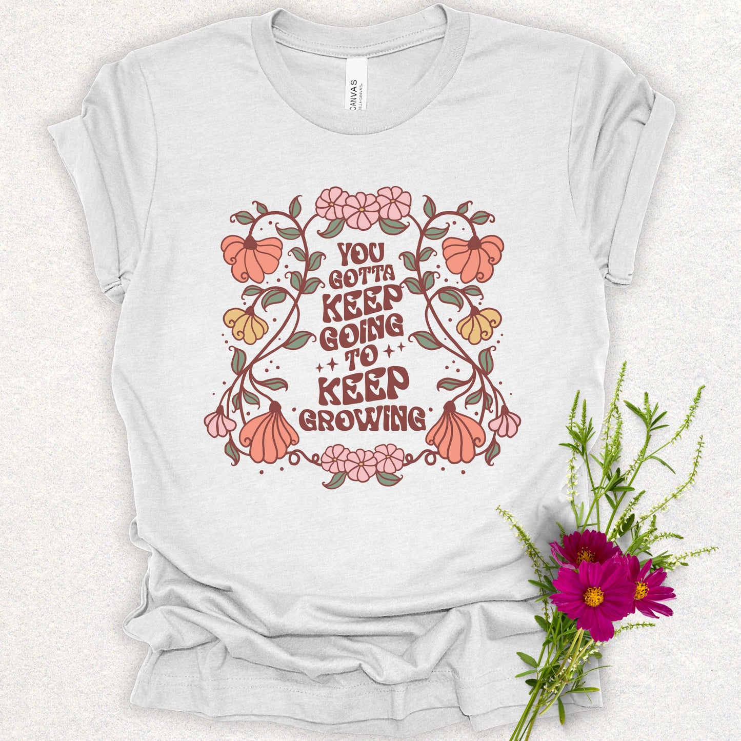 Keep Growing Floral Tee
