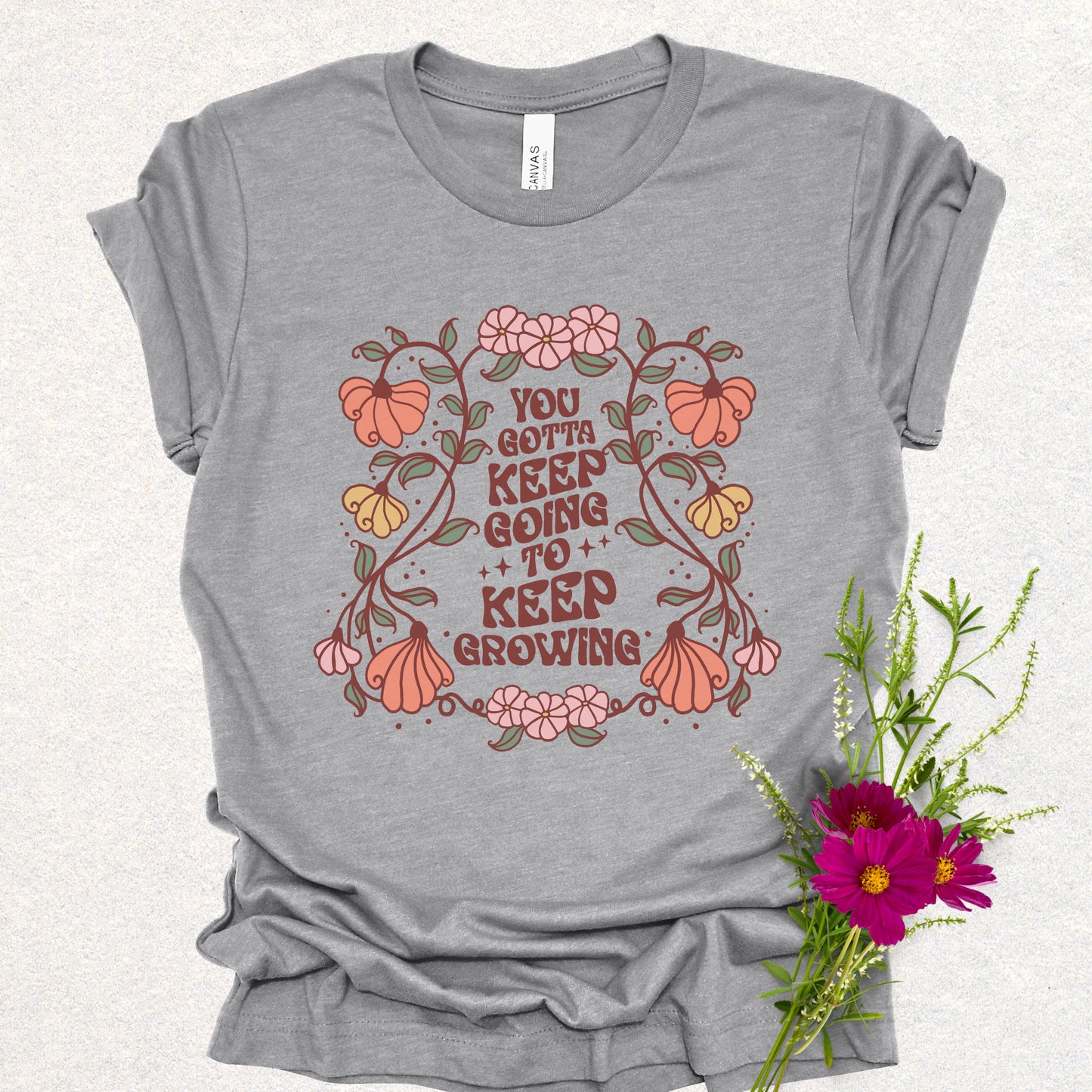 Keep Growing Floral Tee