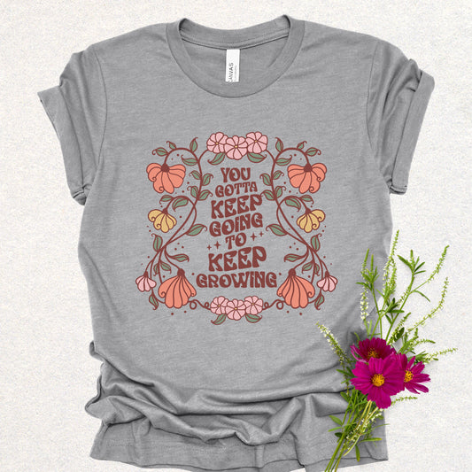 Keep Growing Floral Tee