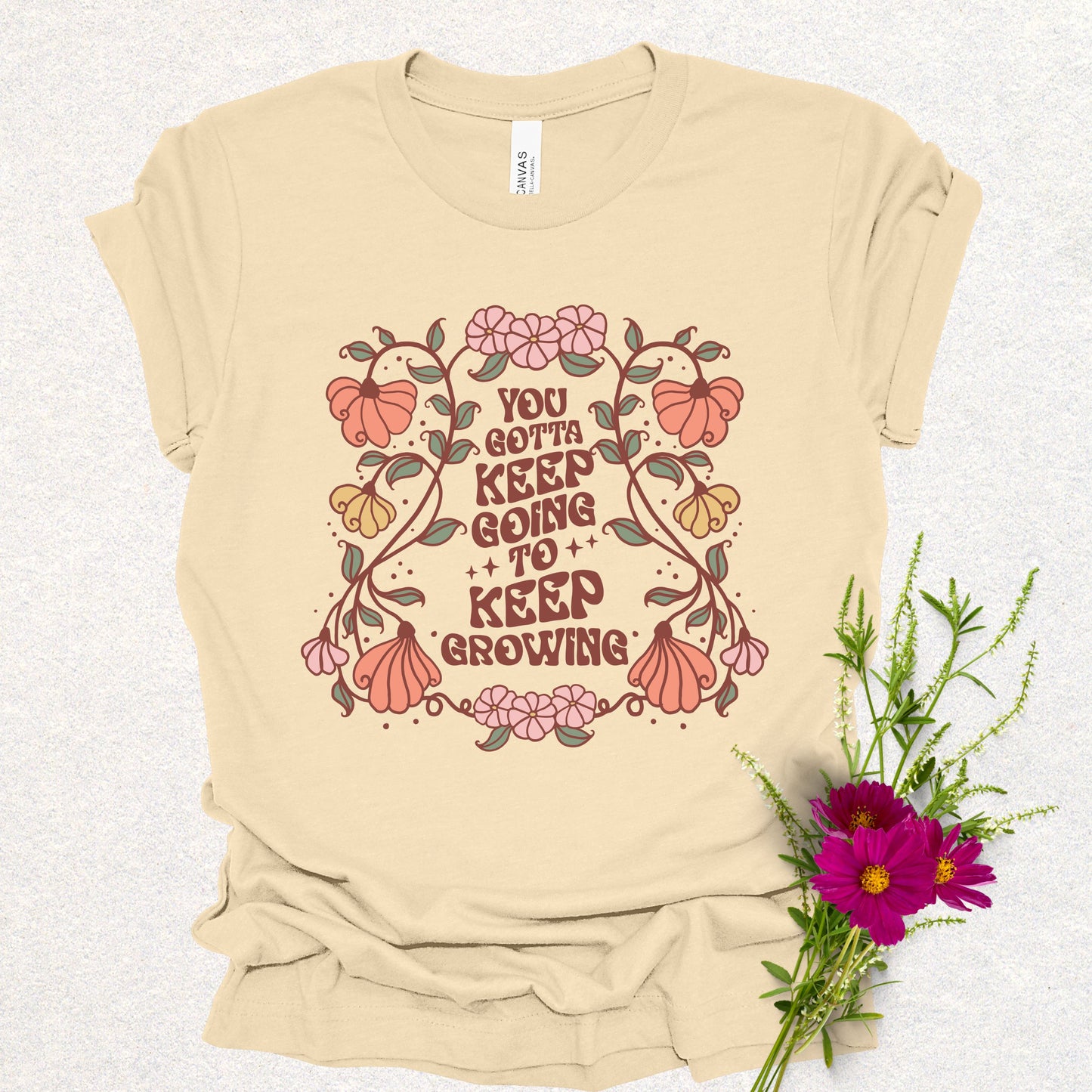 Keep Growing Floral Tee