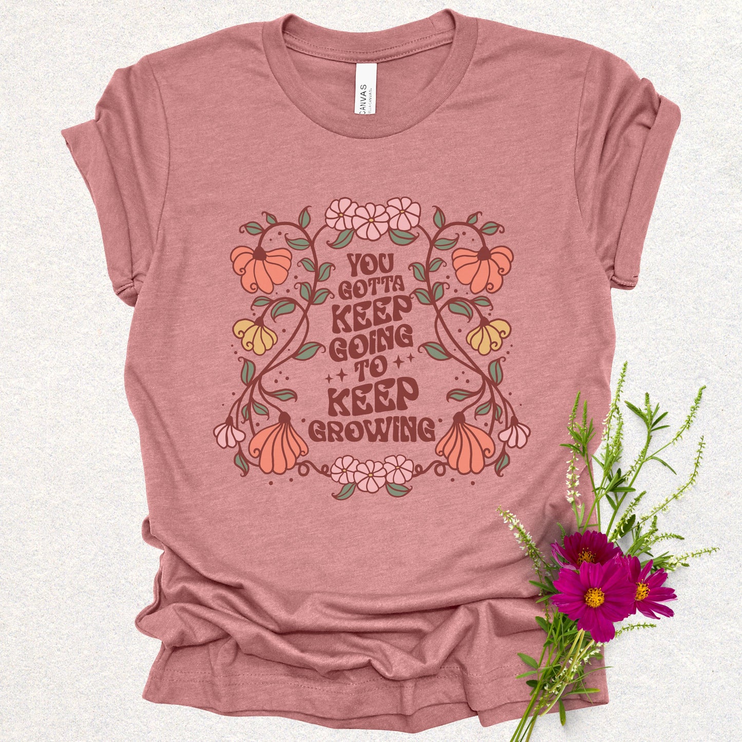 Keep Growing Floral Tee