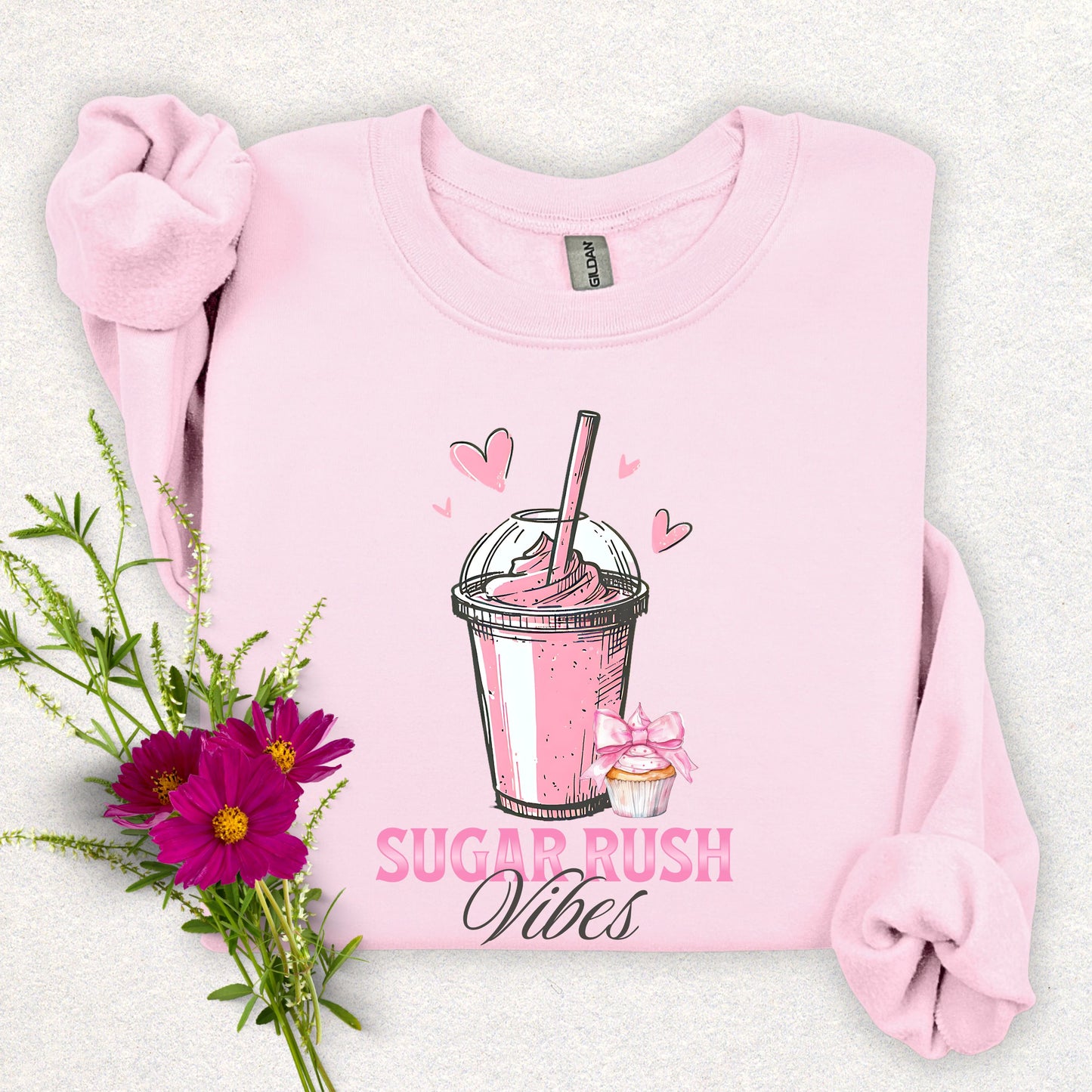 Sugar Rush Vibes Crewneck Sweatshirt