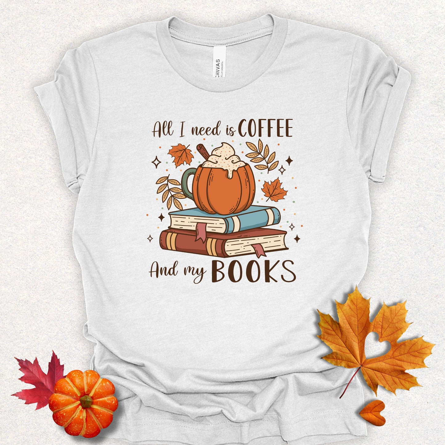 Cozy Coffee & Books Tee