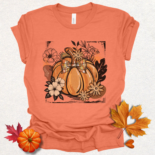 Autumn Pumpkin Short Sleeve Tee