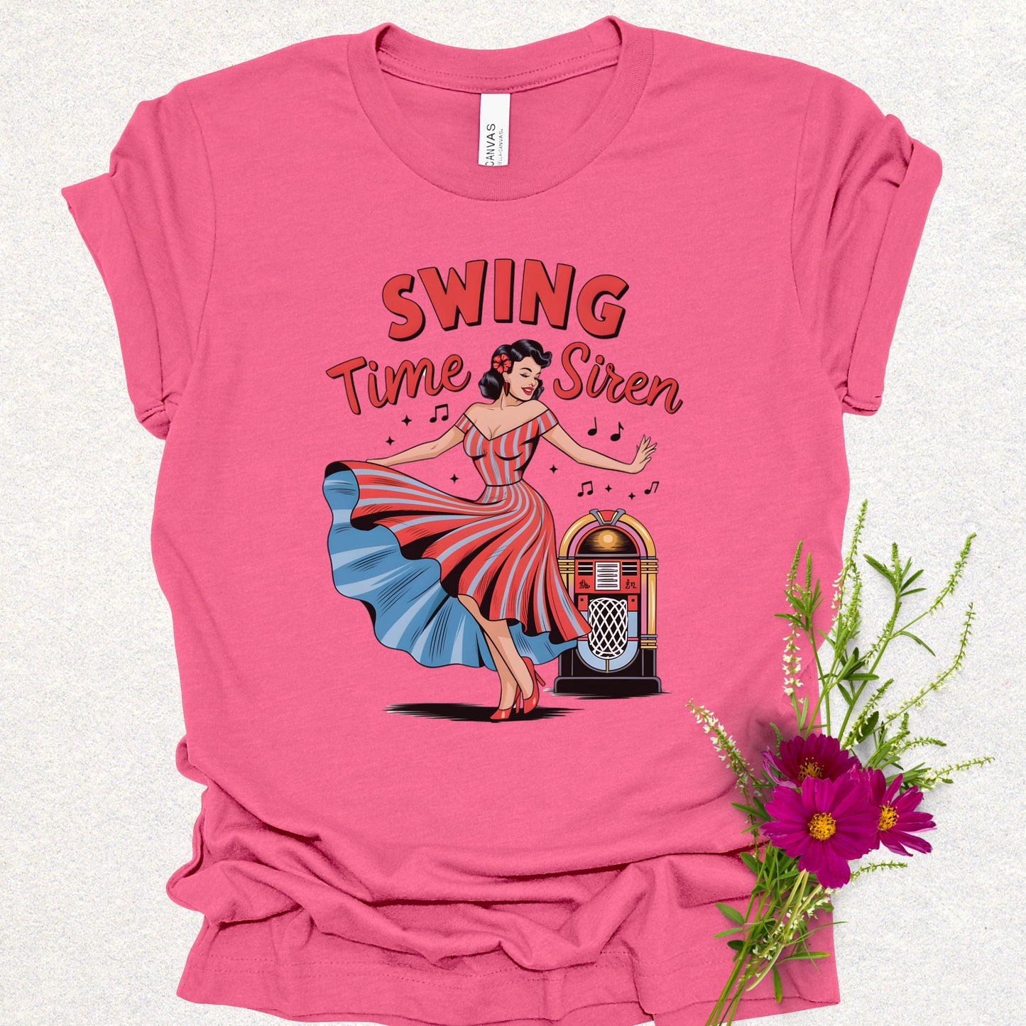 Vintage Swing Time Siren Tee