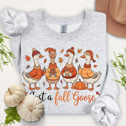Fall Goose Crewneck Sweatshirt