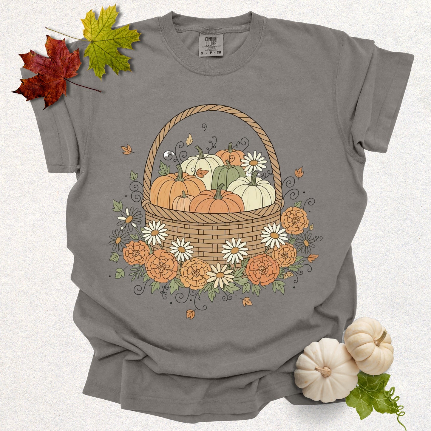 Autumn Harvest Basket Tee