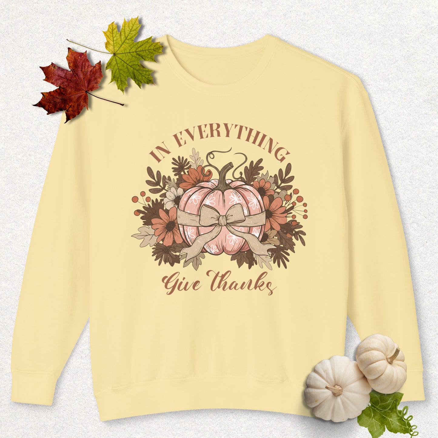 Grateful Pumpkin Lightweight Sweatshirt