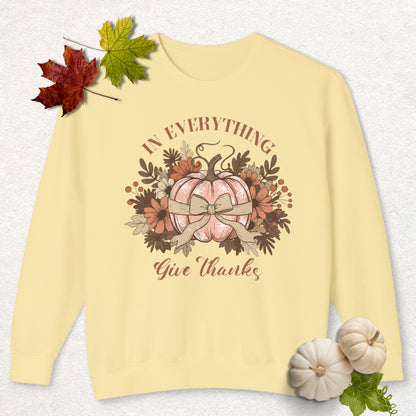 Grateful Pumpkin Lightweight Sweatshirt