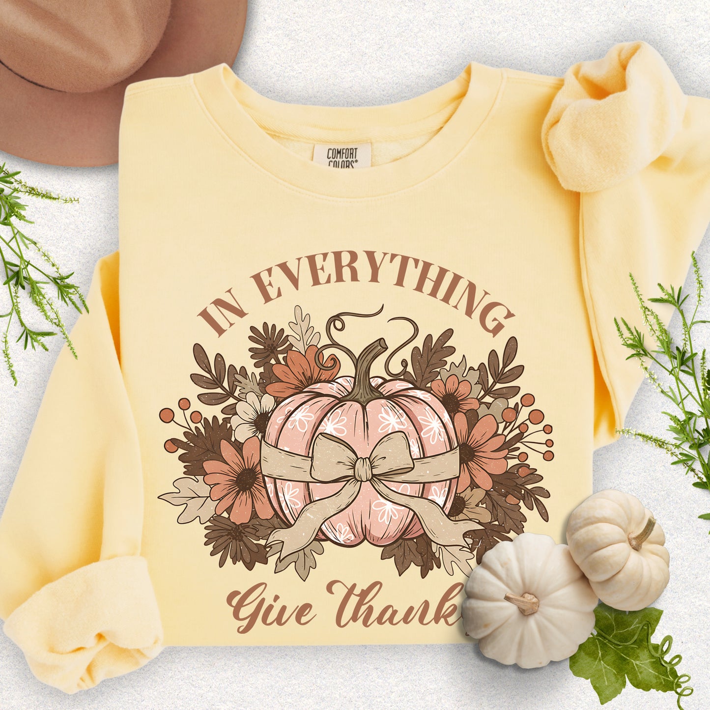 Grateful Pumpkin Lightweight Sweatshirt