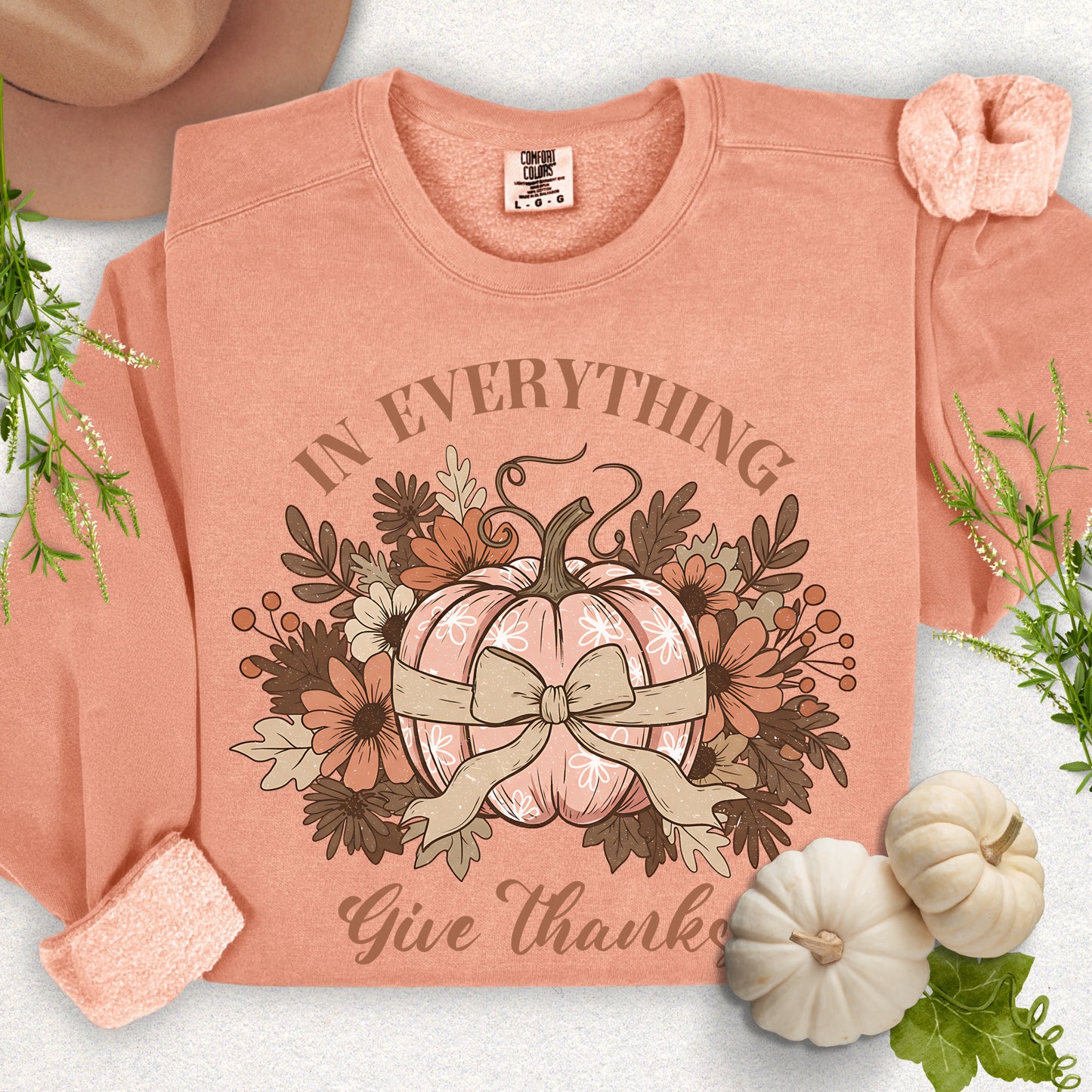 Grateful Pumpkin Lightweight Sweatshirt