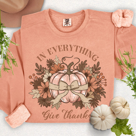 Grateful Pumpkin Lightweight Sweatshirt