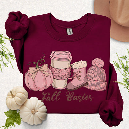 Cozy Fall Basics Crewneck Sweatshirt
