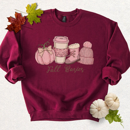 Cozy Fall Basics Crewneck Sweatshirt