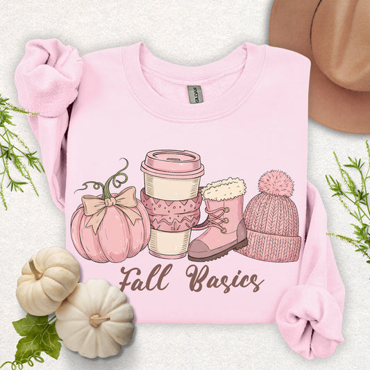 Cozy Fall Basics Crewneck Sweatshirt