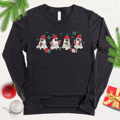 Christmas Ghosts Long Sleeve Shirt