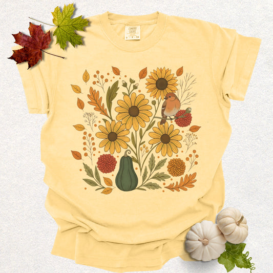 Autumn Floral Vibes Tee