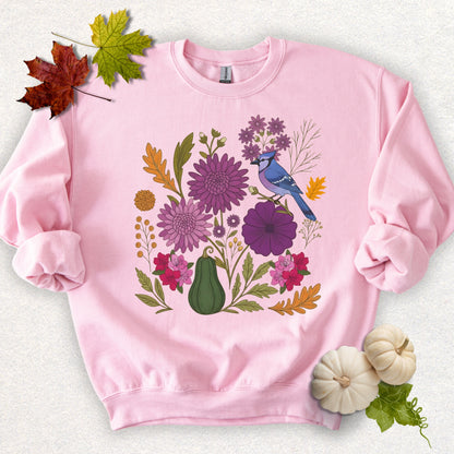 Garden Symphony Autumn Floral Sweatshirt