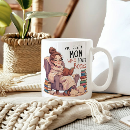 Book Lover Mom Mug