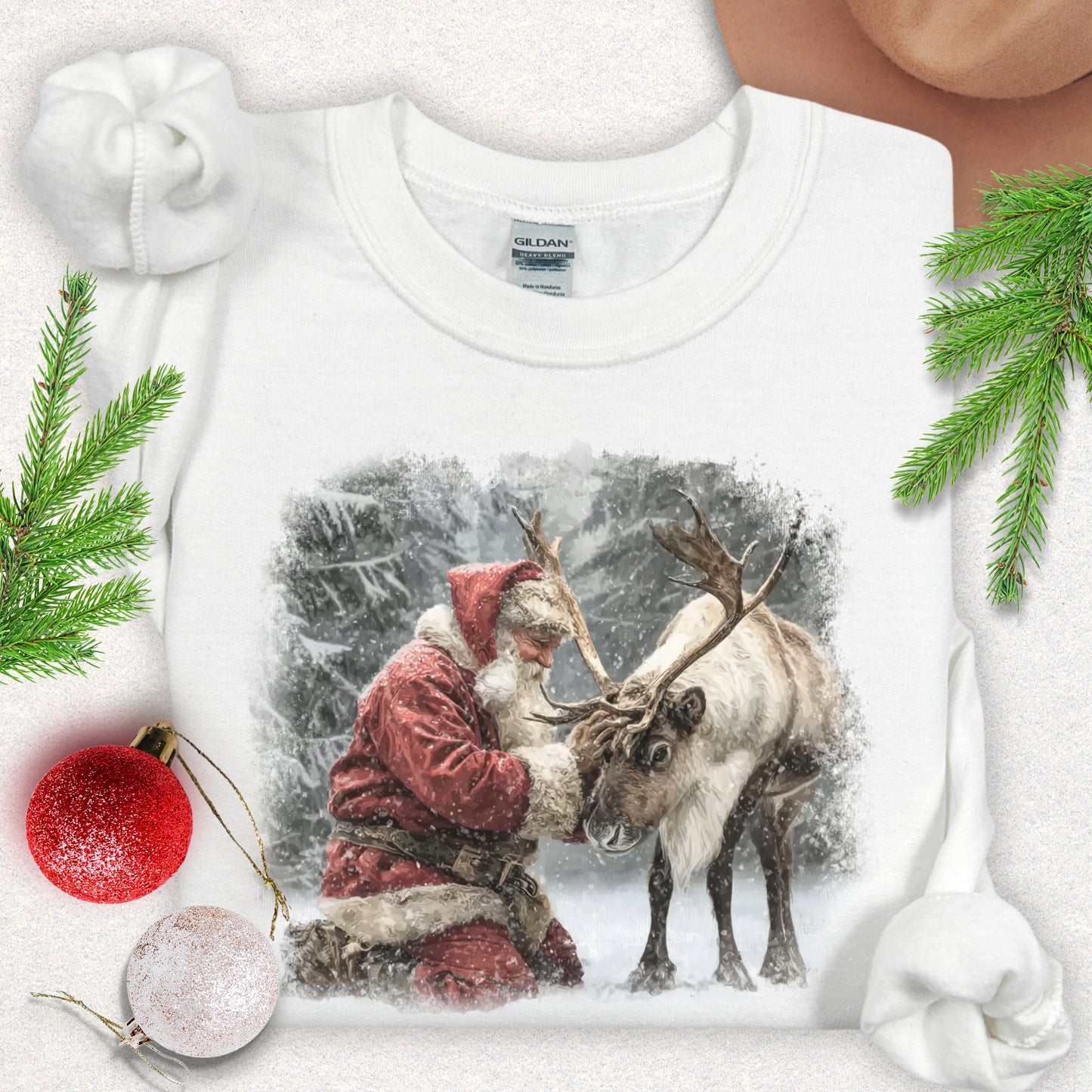 Santa's Reindeer Sweatshirt