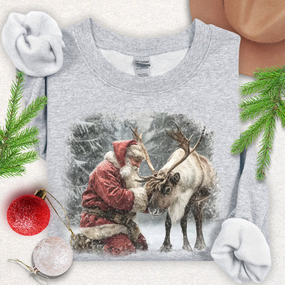 Santa's Reindeer Sweatshirt