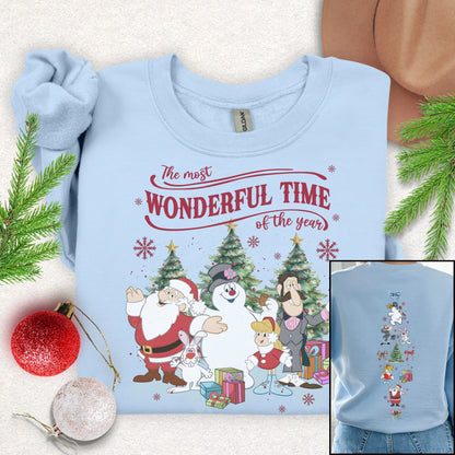 It's a Wonderful Time of the Year" Sweatshirt (Front & Back Design)