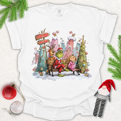 Christmas in Candy Cane Village Tee