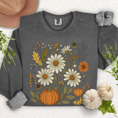 Autumn Floral Lightweight Sweatshirt